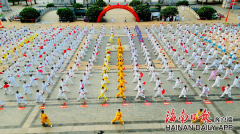 临高县举行2023年第21届太极拳